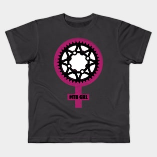 Bike Chainring MTB GIRL Kids T-Shirt